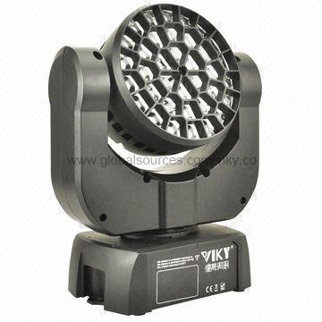 LED Moving Headlight with Cree, 3W, 36 Pieces RGB, 8°, Extremely Narrow Beam Effect