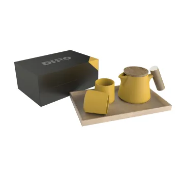 DHPO New Chinese Style Ceramic Tea Pot Set with Tea Cups