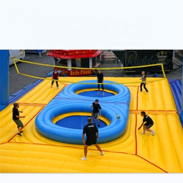 Hot Selling Plato PVC Inflatable Volleyball Court for Student Training