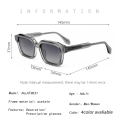 Chunky Square Acetate Sunglasses