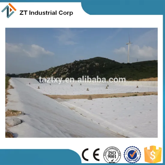 700g m2 pp pet short fiber needle punched nonwoven geotextile