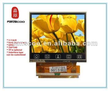 high quality 2.3 inch touch screen graphic lcd module QVGA 320*240 horizontal screen