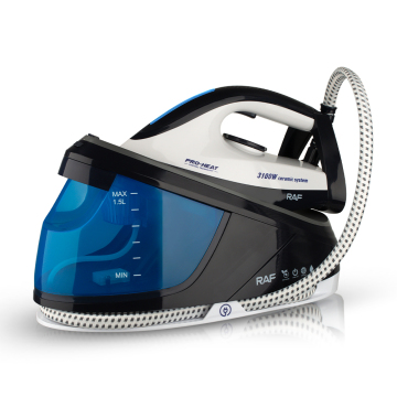 3100W 1.5L Ceramic Electric Steam Iron with Automatic Cleaning and Anti-drip Function