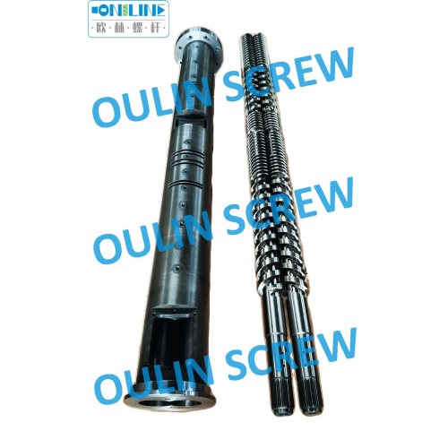 Bausano MD115 Cilindro de parafuso paralelo duplo para tubo de PVC, extrusor de perfis