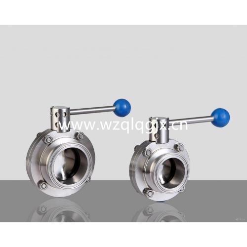 Stainless Steel Food Grade Clamped Butterfly Valve