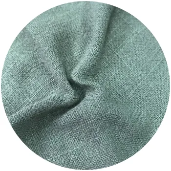 Wholesale Woven Sticky Flax Sand Washed Linen Fabric for Dresses and Bags