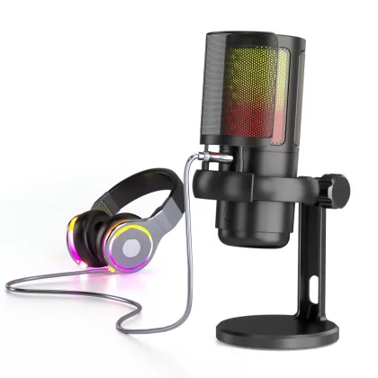 Professional Wireless Microphone System for Vocal, Gaming, Podcasting & Recording