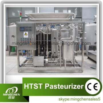 Food Sanitary Stainless Steel Plate Type HTST Milk Pasteurizer With Siemens PLC Touch Screen