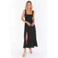 Summer Sleeveless Ruffle Midi Dress