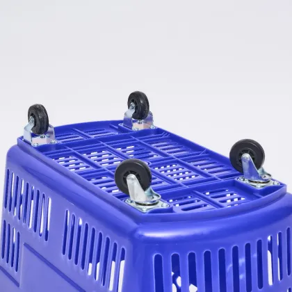 Four Wheel Pull Rod Hand Basket