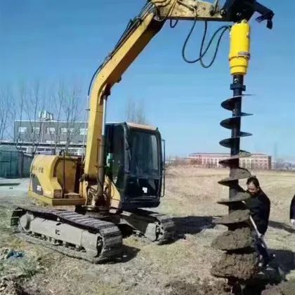 Hidromek Excavator Earth Auger & Soil Drill