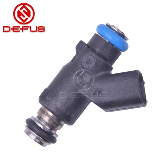 Short Black gasoline fuel injector 96487553 for Chev-ro-let Aveo Wave5 1.6L L4 2005 auto injector