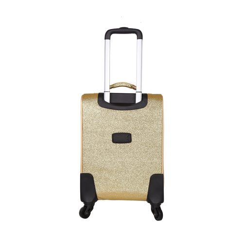 gold 3D pattern fashion high-end luggage