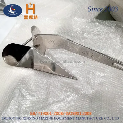 Stainless Steel Marine Supplies Delta Anchor 5kg