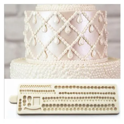 Snowflake Lace Cake Decorating Silicone Fondant Mold