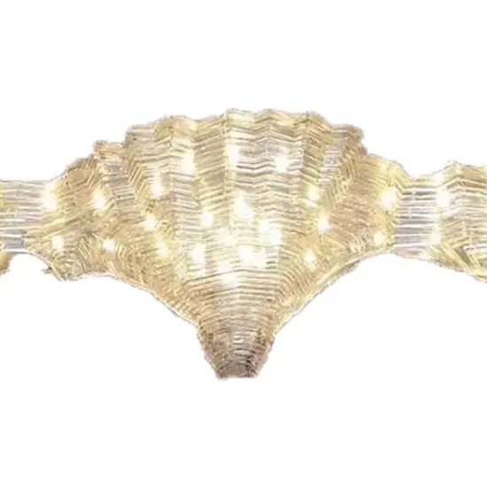 INSHINE Gold Crystal Strip Pendant Light
