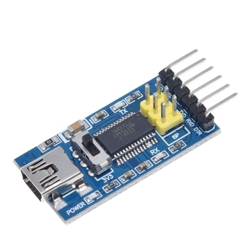 TTL सीरियल एडाप्टर मॉड्यूल के लिए Arduino FTDI FT232RL USB के लिए TZT बेसिक ब्रेकआउट बोर्ड - 3.3V/5V FT232 स्विच