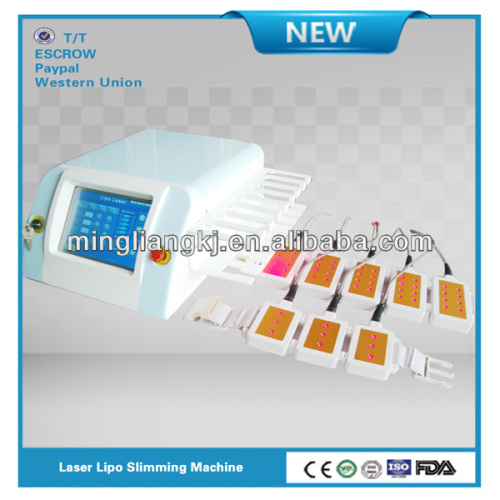 2014 bigger professional screen TUV/CE diode laser body slimming equipment