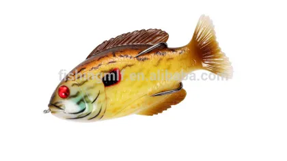 Top quality soft sunfish lure top water fishing lure sunfish soft frog lure