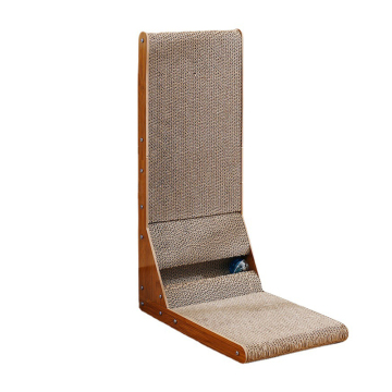 Customized Premium Corrugated Cat Scratcher with Toy Bell Ball