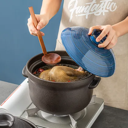 New Arrival Ceramic Casserole Dish with Lid - Ceramic Hot Pot Casserole Cookware Set