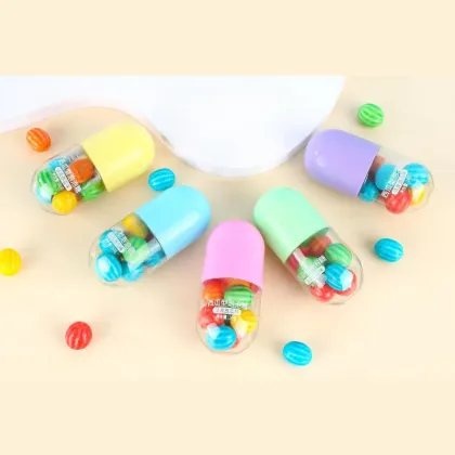 Watermelon Bubble Gum – Watermelon Shape, Fun to Blow Bubbles – Classic Childhood Gum