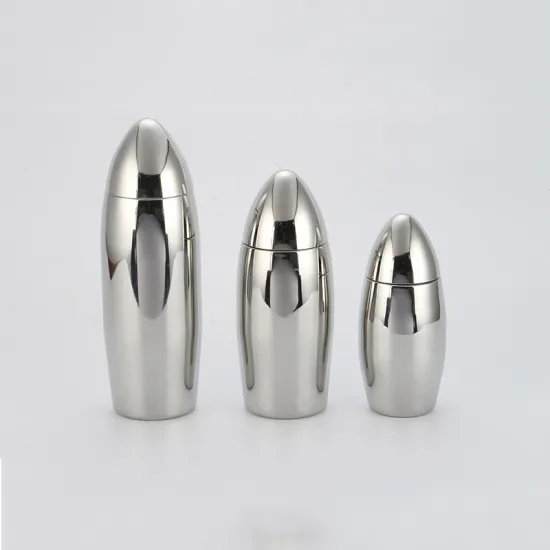Stainless steel rocket cocktail shaker with novelty design