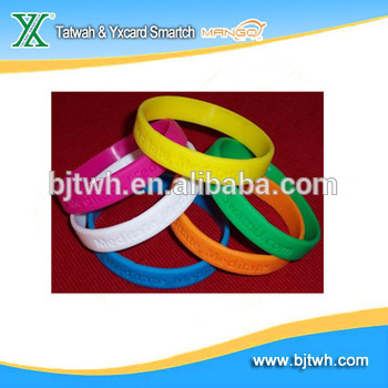 waterproof RFID silicone wristband