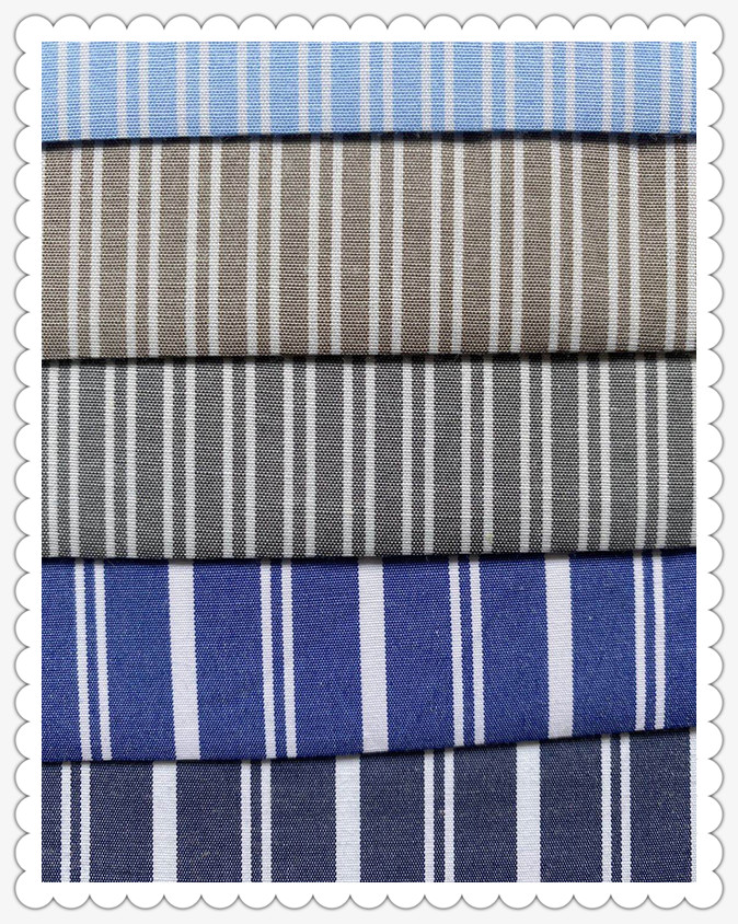 TC Strip Shirt Fabric 