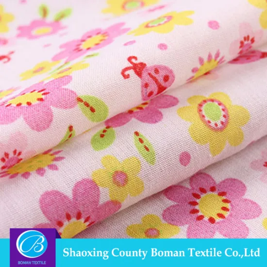 Fabrics supplier High quality Poly Polyester print fabric