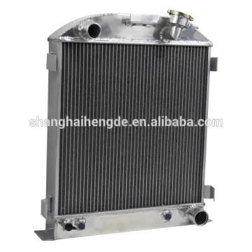 ALUMINUM RADIATOR 28-31 FORFORD MODEL A CHEVY V8 SHROUD FAN