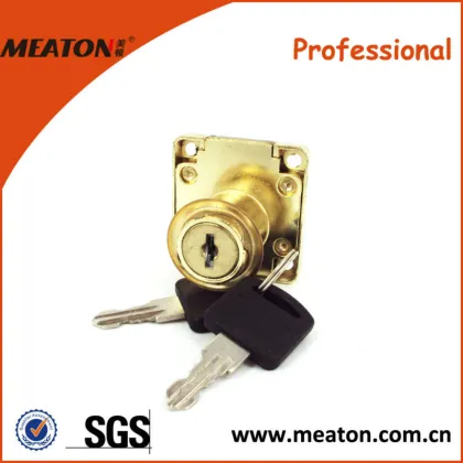 High quality two keys cabinet lock