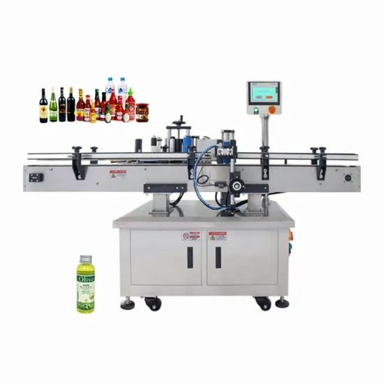 Long Service Life Labeling Machine for Round Bottles, Cans, and Jars - 20-45 bottles/min for Grocery
