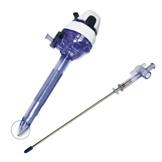 Disposable Laparoscopic Trocar with Blade for Surgical Instruments and Laparoscopy Procedures