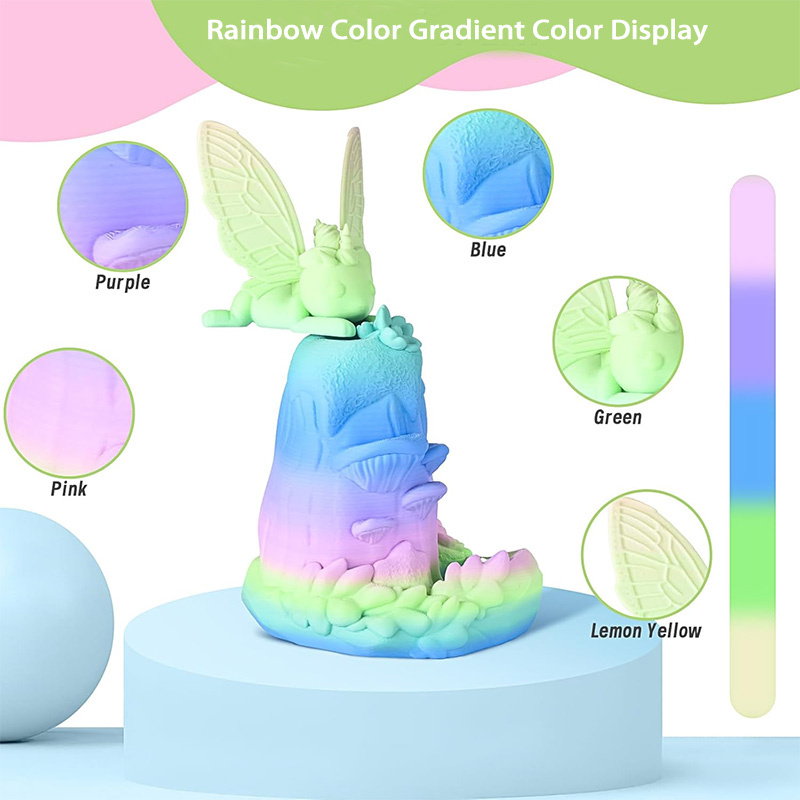 Rainbow Color Gradient Matte PLA