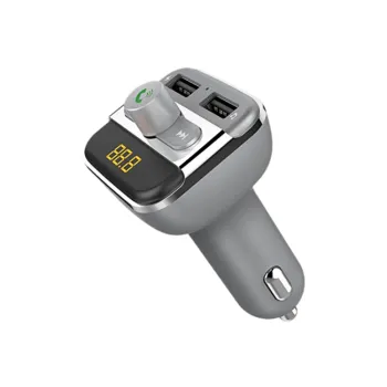 Wireless Car MP3 Player with Hands-Free Kit, FM Transmitter & 3.4A USB Charger