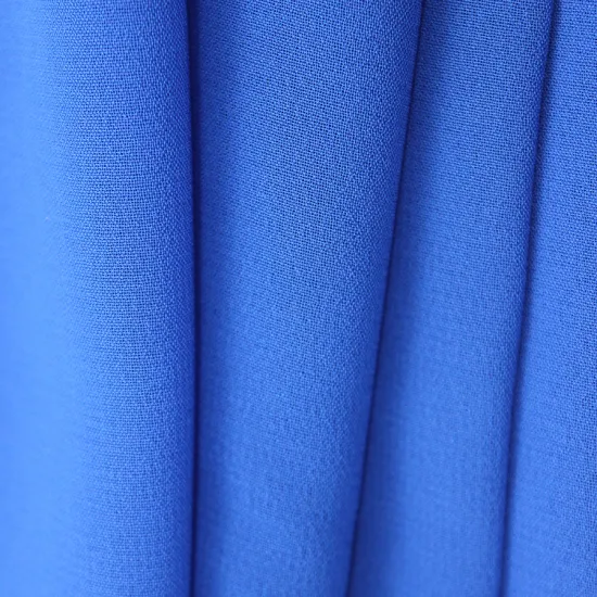 100% Polyester Crepe Chiffon Fabric for Wedding Dress