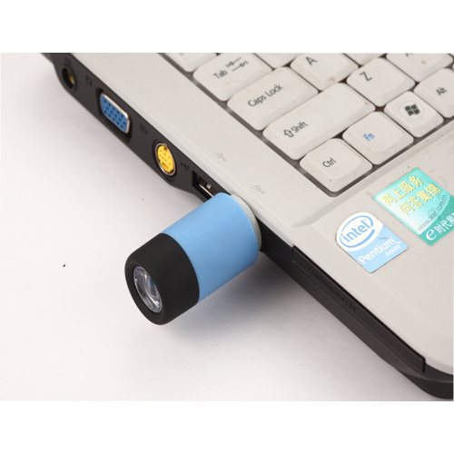 Emergency Tiny Keychain USB LED ricaricabile
