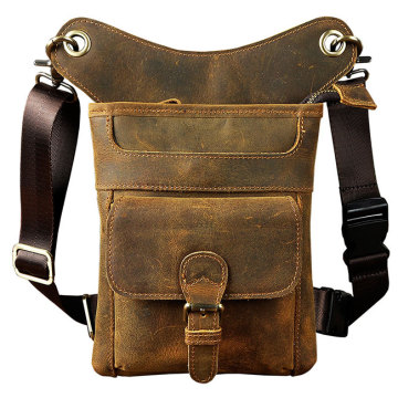 Pochette da gamba con clip per cintura da uomo