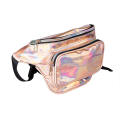 Pu crossbody multifunktionell bröstväska fanny pack