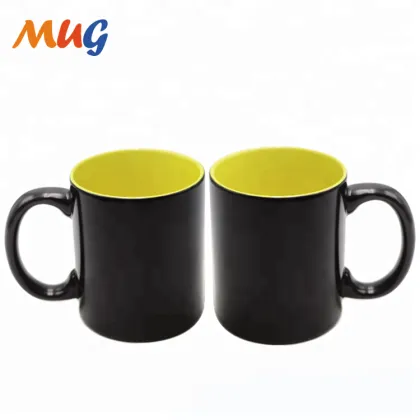 11oz Black Magic Color Changing Sublimation Mug Cup