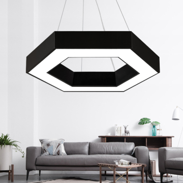 6000K 6500K Vertical Hollow Hexagonal LED Office Panel Light
