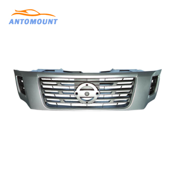 Uda Bumper Grille Front Grille Gray and Black for Nissan Navara 2015