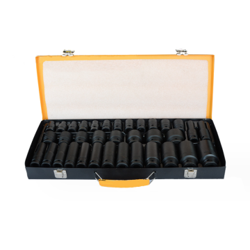 Tooljoy 35-Piece 1/2-inch Deep Socket Wrench Set Impact Socket Tool Kit