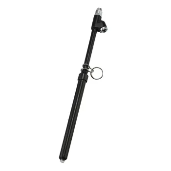 Professional Dual Head Black Metal Pencil Pressure Tire Gauge for Cars and Trucks - 10-200PSI / 1-14kg/bar