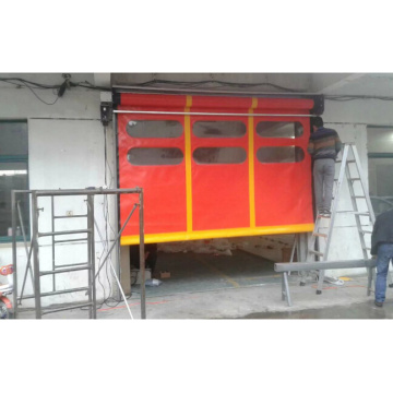 Self-healing Zipper PVC Curtain Fast Roll Up Door