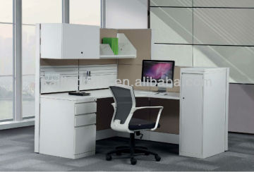 CT# latest model with hang cabinet shelves green material high quality full steel system partition cubicle workstation