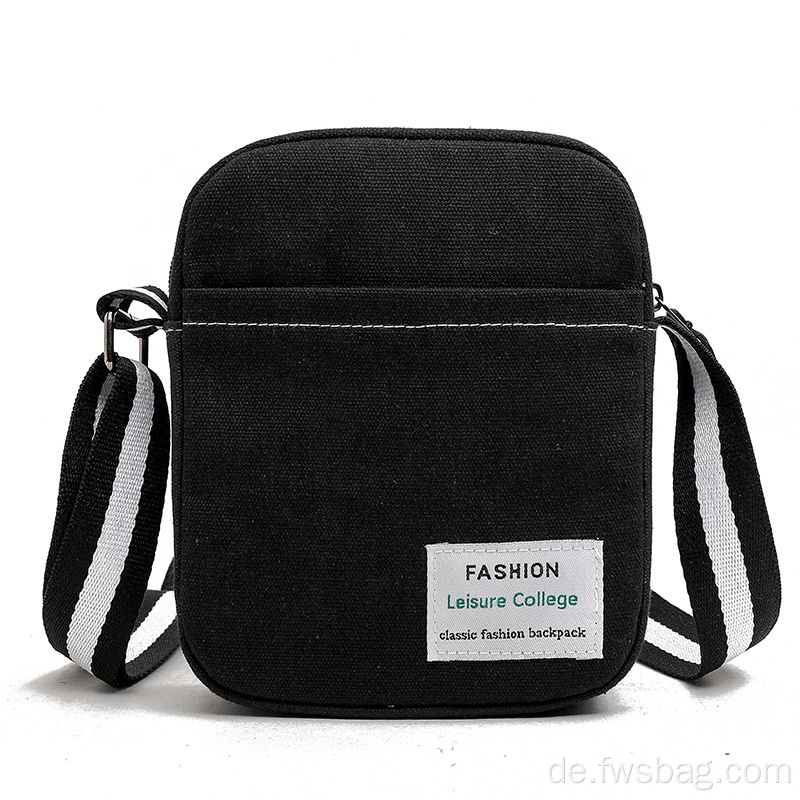 Promotion Plain Travel Single Schulter Crossbody Bag Messenger Satchel -Tasche für Männer