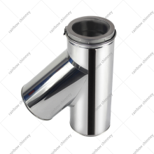 Chimney 5 Inch 135 Degrees Tee with cap