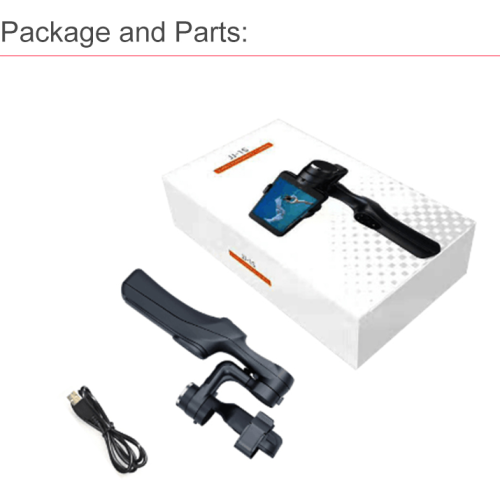 Handheld Gimbal Minimalistic Stabilizer With GoPro Adapter
